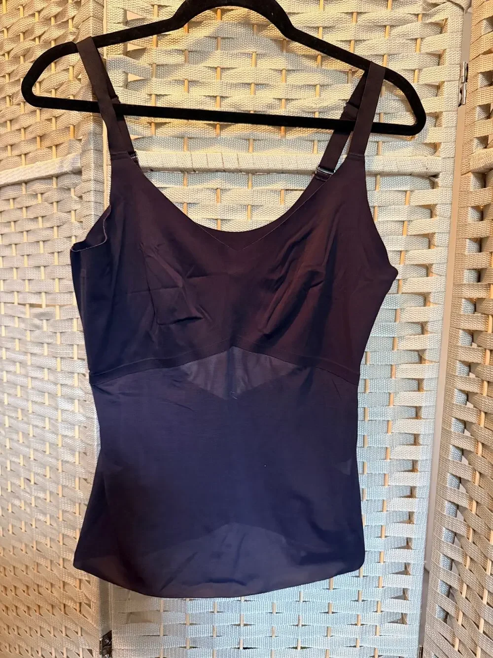 Honeylove LiftWear Tank Black Women's Shapewear Camisole Adjustable Straps